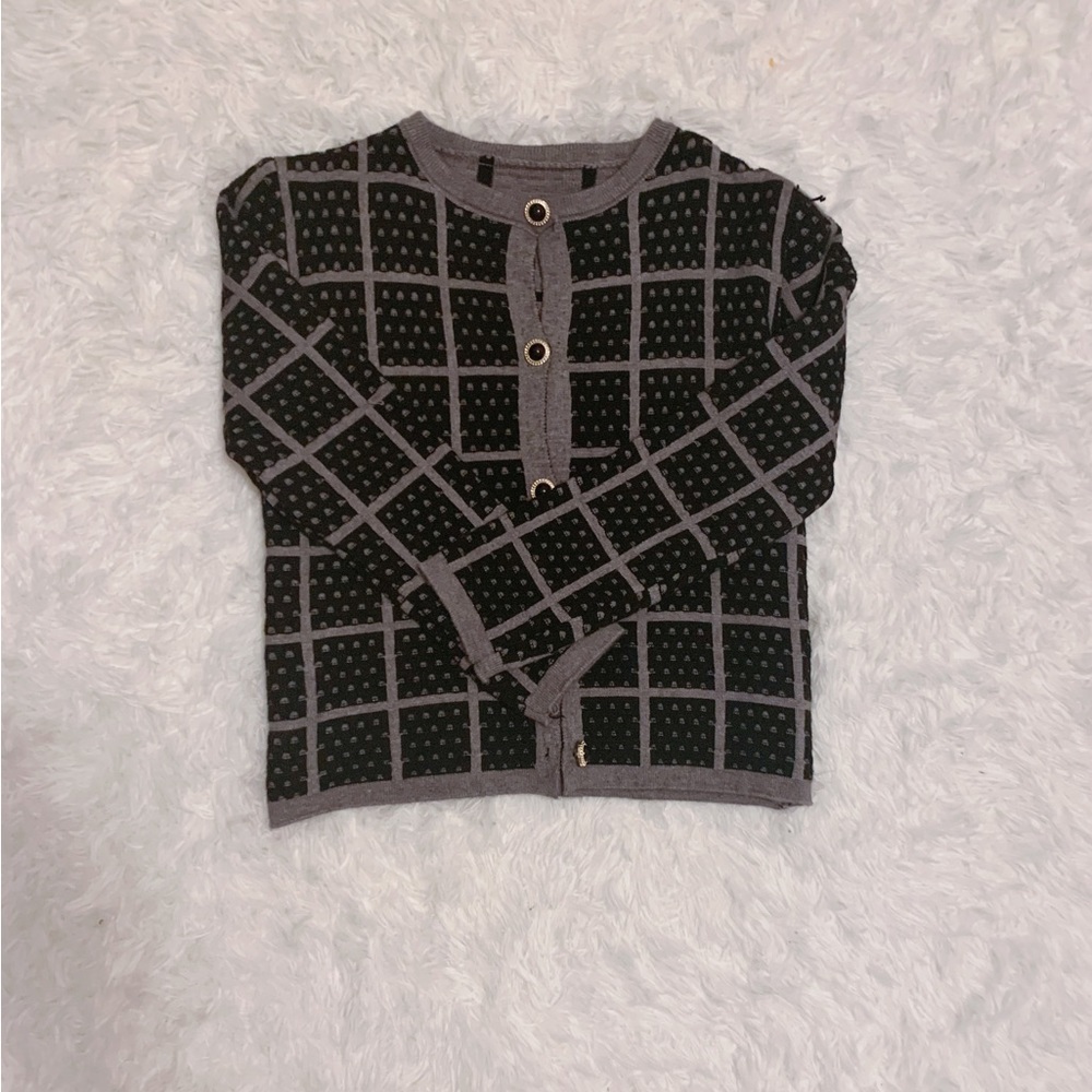 New Small Black and Gray Sweater